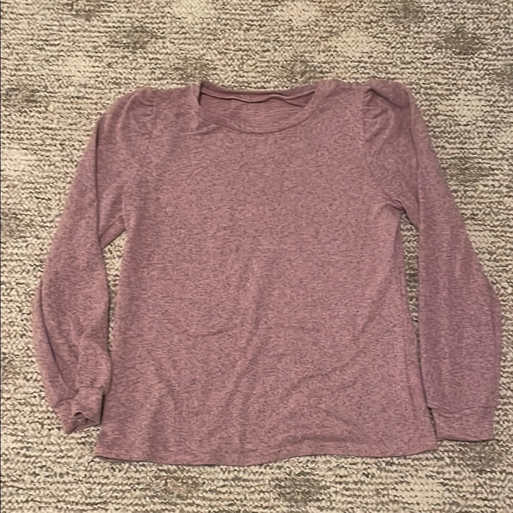 Purple Long Sleeve Top
